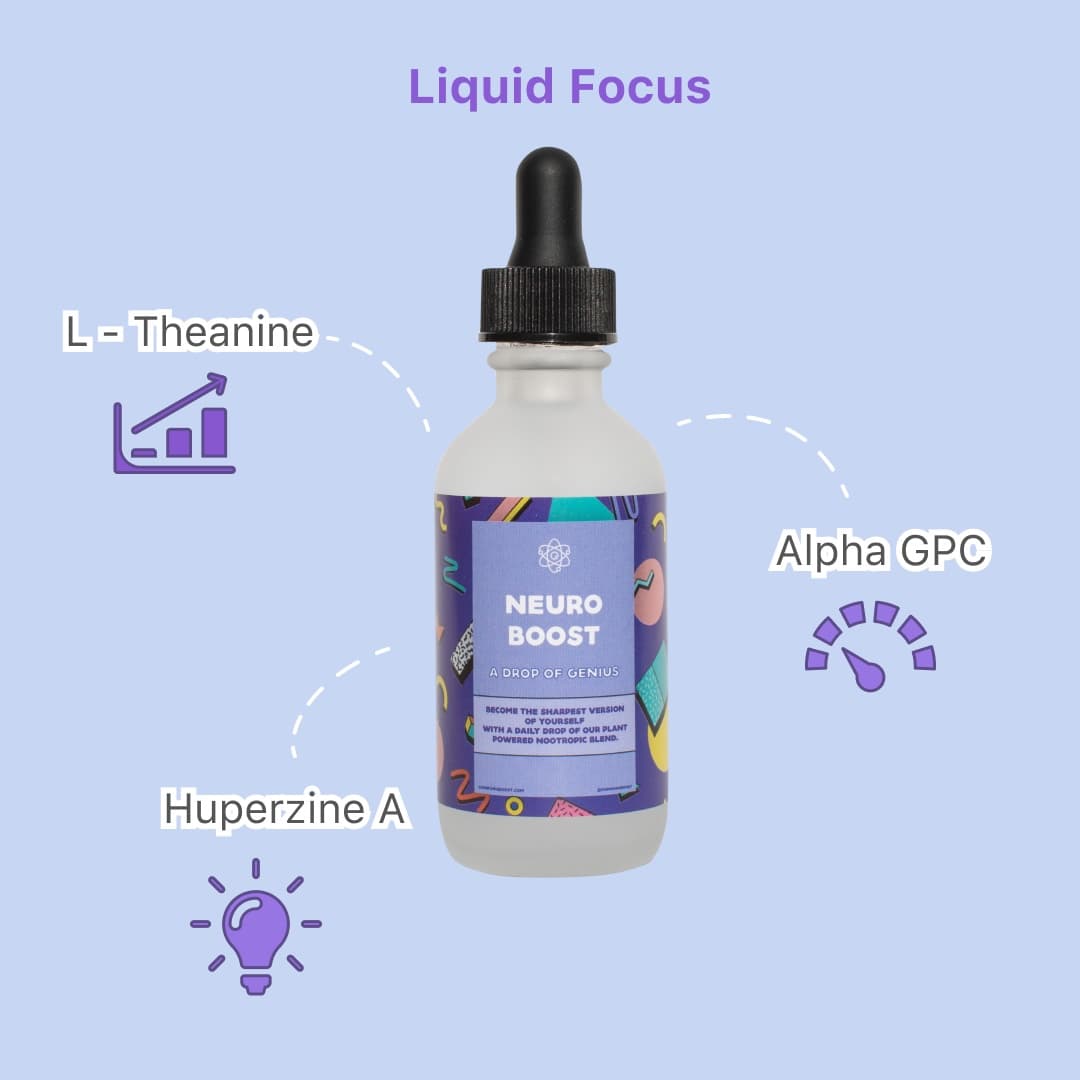 Neuro Boost ingredient breakdown ad
